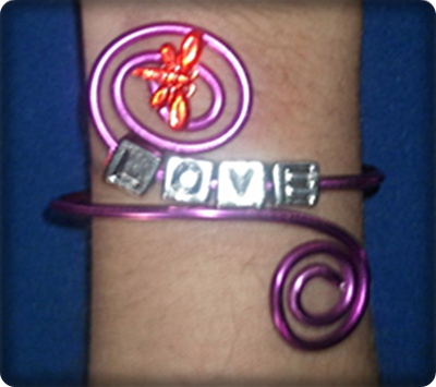 Bracelet en aluminium